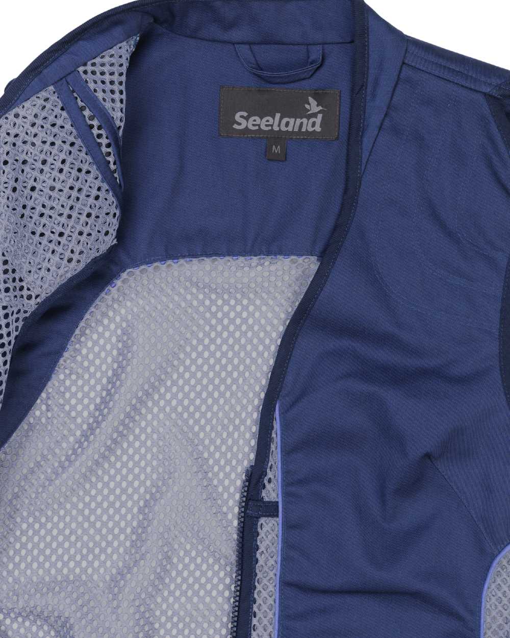 Patriot Blue Coloured Seeland Skeet II Lady Waistcoat on White background #colour_patriot-blue