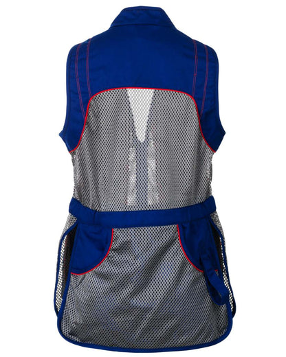 Sodalite Blue Coloured Seeland Skeet II Lady Waistcoat on White background #colour_sodalite-blue