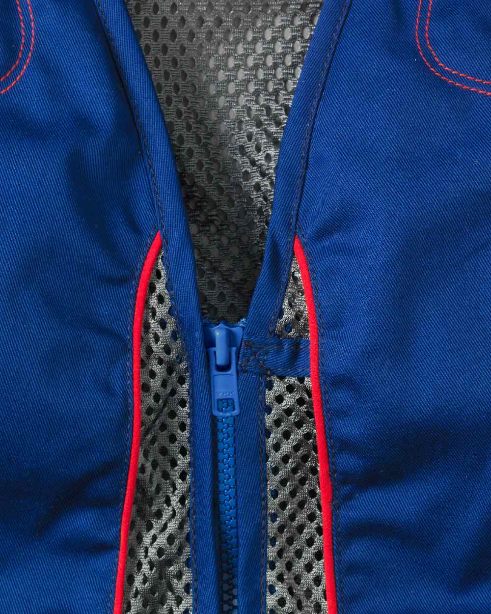 Sodalite Blue Coloured Seeland Skeet II Lady Waistcoat on White background #colour_sodalite-blue