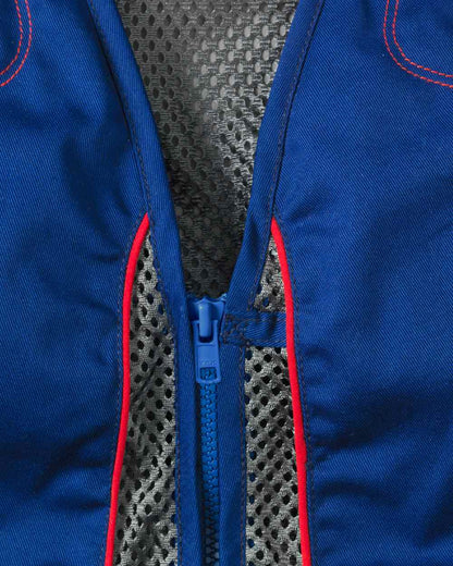 Sodalite Blue Coloured Seeland Skeet II Lady Waistcoat on White background #colour_sodalite-blue