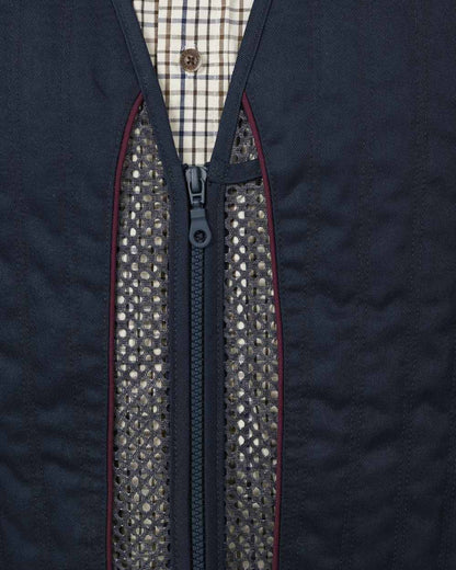 Classic Blue coloured Seeland Skeet II Waistcoat on white background #colour_classic-blue