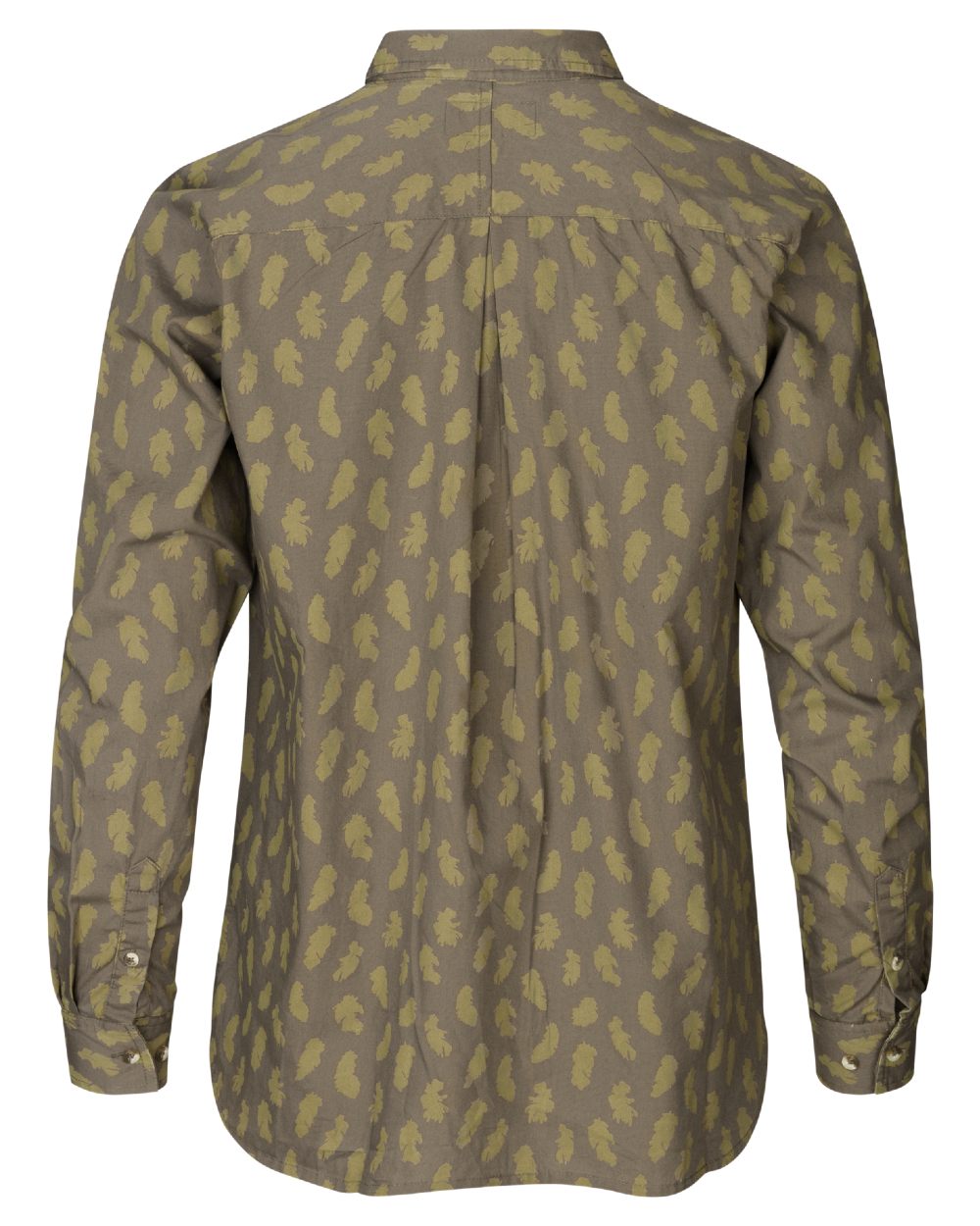 Olive Feather Coloured Seeland Skeet Lady Shirt on White background #colour_olive-feather