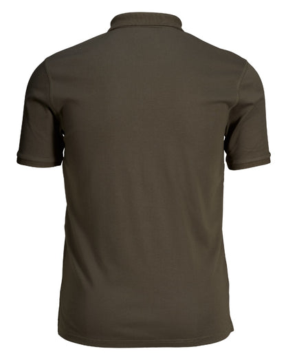 Green Coloured Seeland Skeet Polo Shirt on White background #colour_green