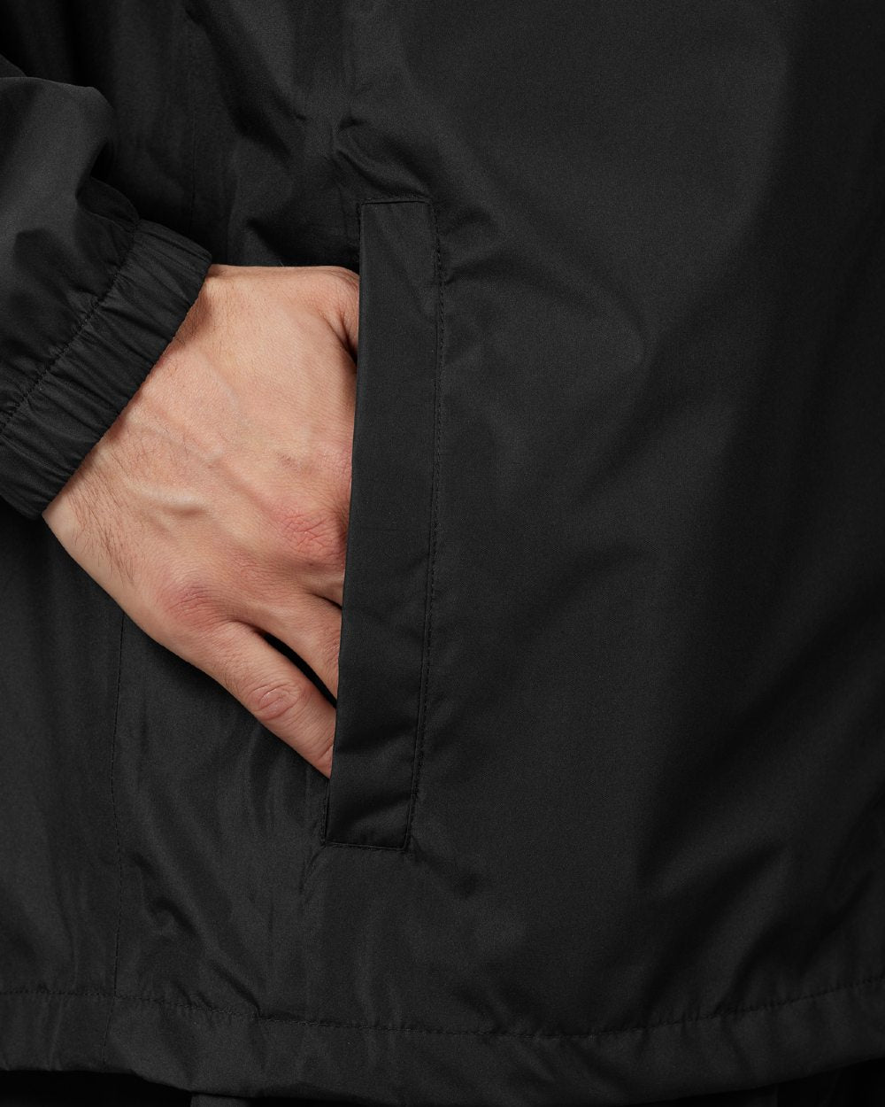 Black Coloured Seeland Taxus Rain Set on White background #colour_black