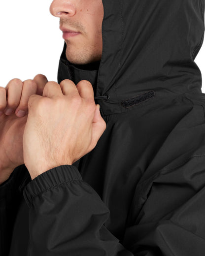 Black Coloured Seeland Taxus Rain Set on White background #colour_black