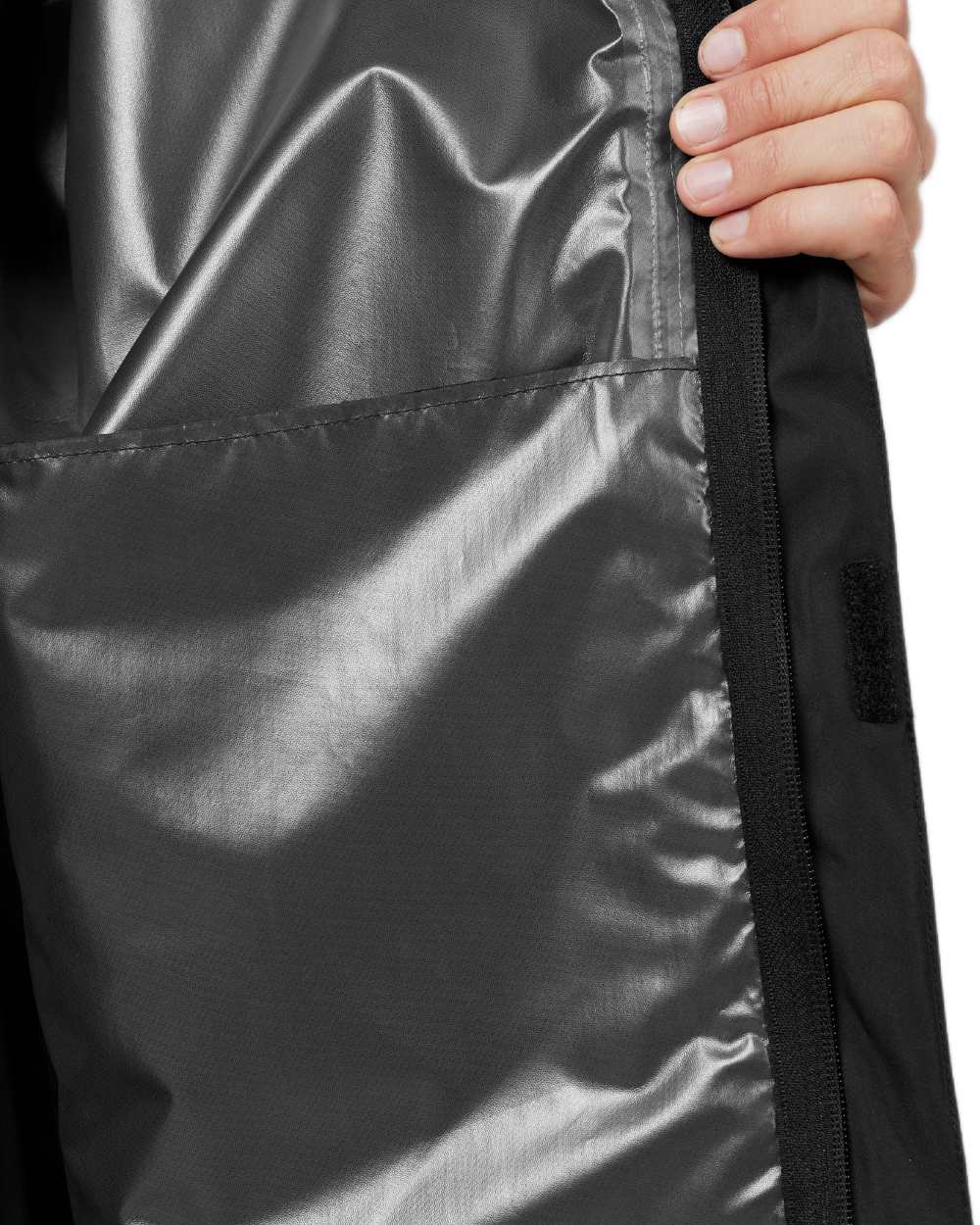 Black Coloured Seeland Taxus Rain Set on White background #colour_black