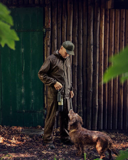 Pine Green Coloured Seeland Taxus Rain Set on outdoor background #colour_pine-green