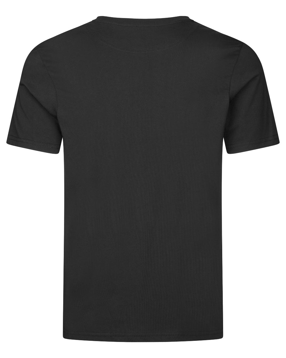 Black coloured Seeland Territory T-Shirt on white background #colour_black