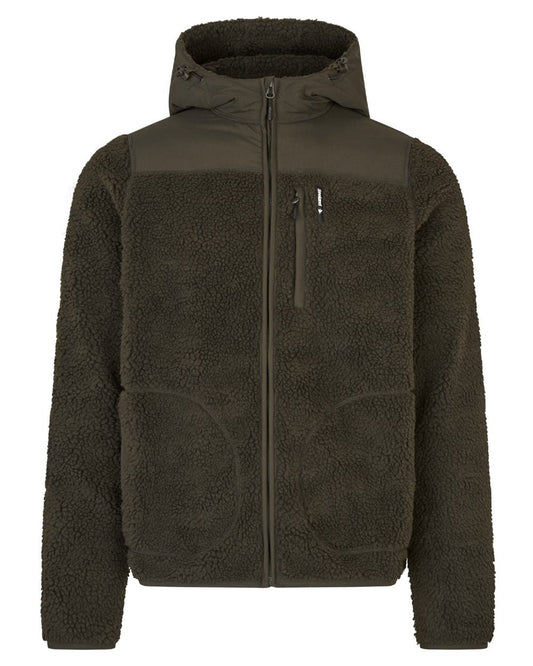 Grizzly Brown Coloured Seeland Thaw Fleece Jacket on white background #colour_grizzly-brown