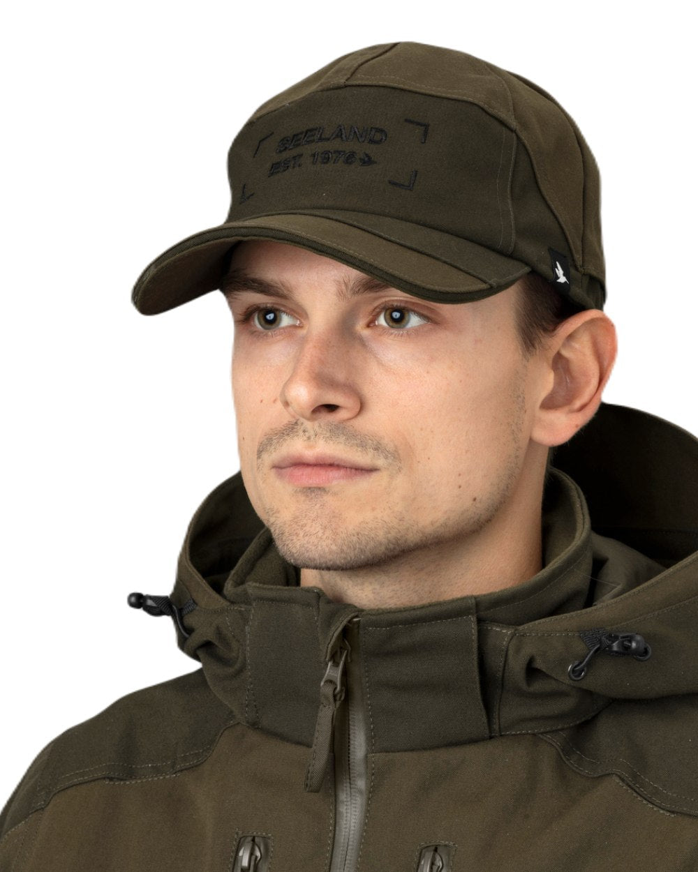 Light Pine Coloured Seeland Trax Cap on white background #colour_light-pine