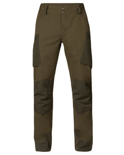 Light Pine Coloured Seeland Trax Trousers on white background #colour_light-pine