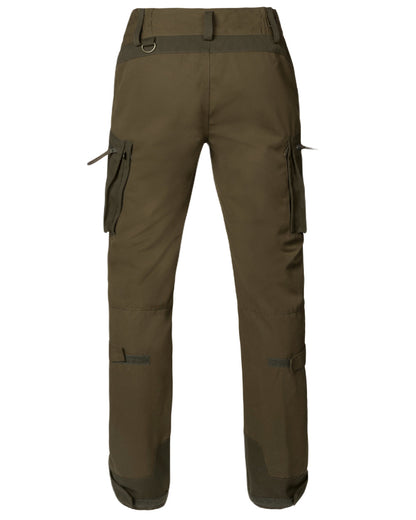 Light Pine Coloured Seeland Trax Trousers on white background #colour_light-pine