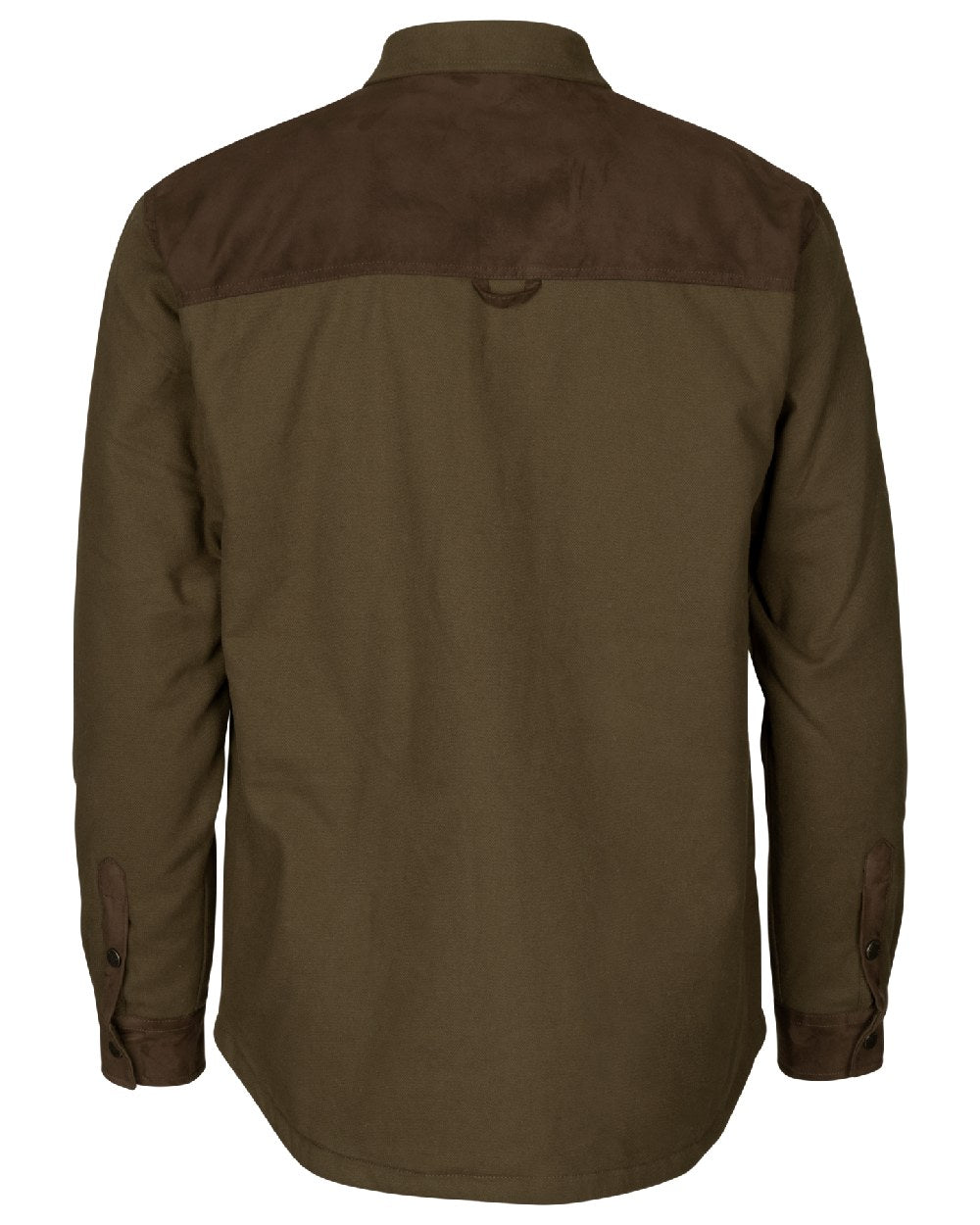 Pine Green coloured Seeland Vancouver Shirt on white background #colour_pine-green