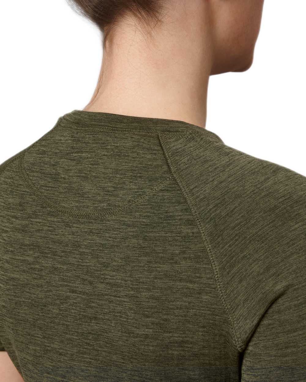 Pine Green Coloured Seeland Womens Active Short Sleeve T-Shirt on White background #colour_pine-green