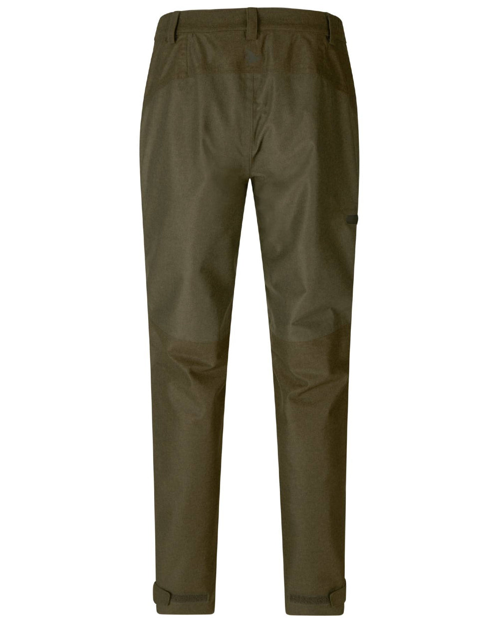 Pine Green Melange Coloured Seeland Womens Avail Trousers on white background #colour_pine-green-melange