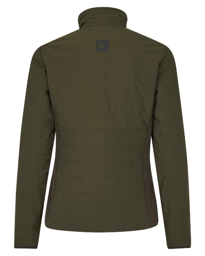 Pine Green Coloured Seeland Womens Celsius Aia Heat Jacket on white background #colour_pine-green