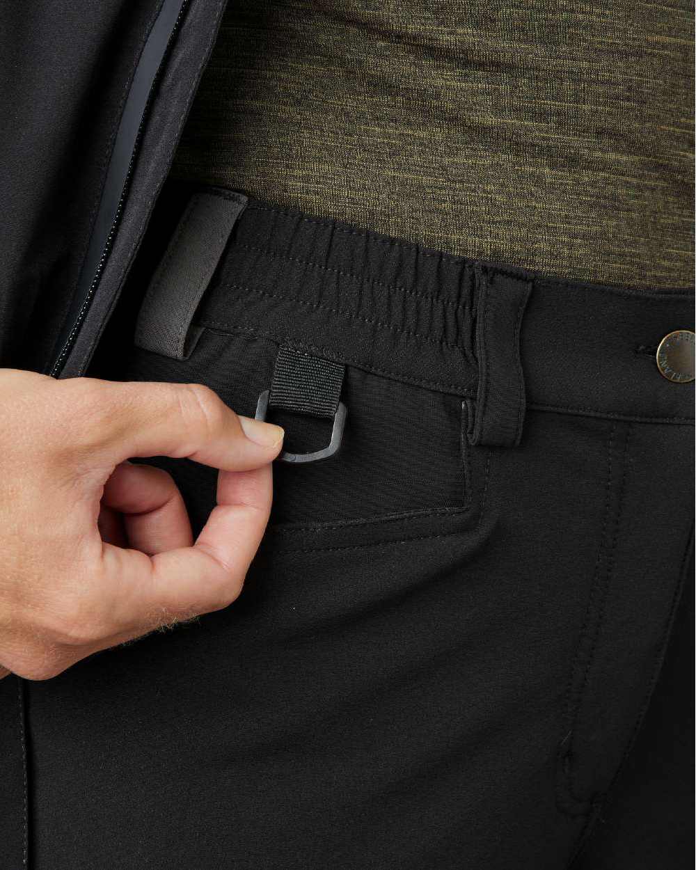 Meteorite Coloured Seeland Womens Dog Active Trousers on white background #colour_meteorite