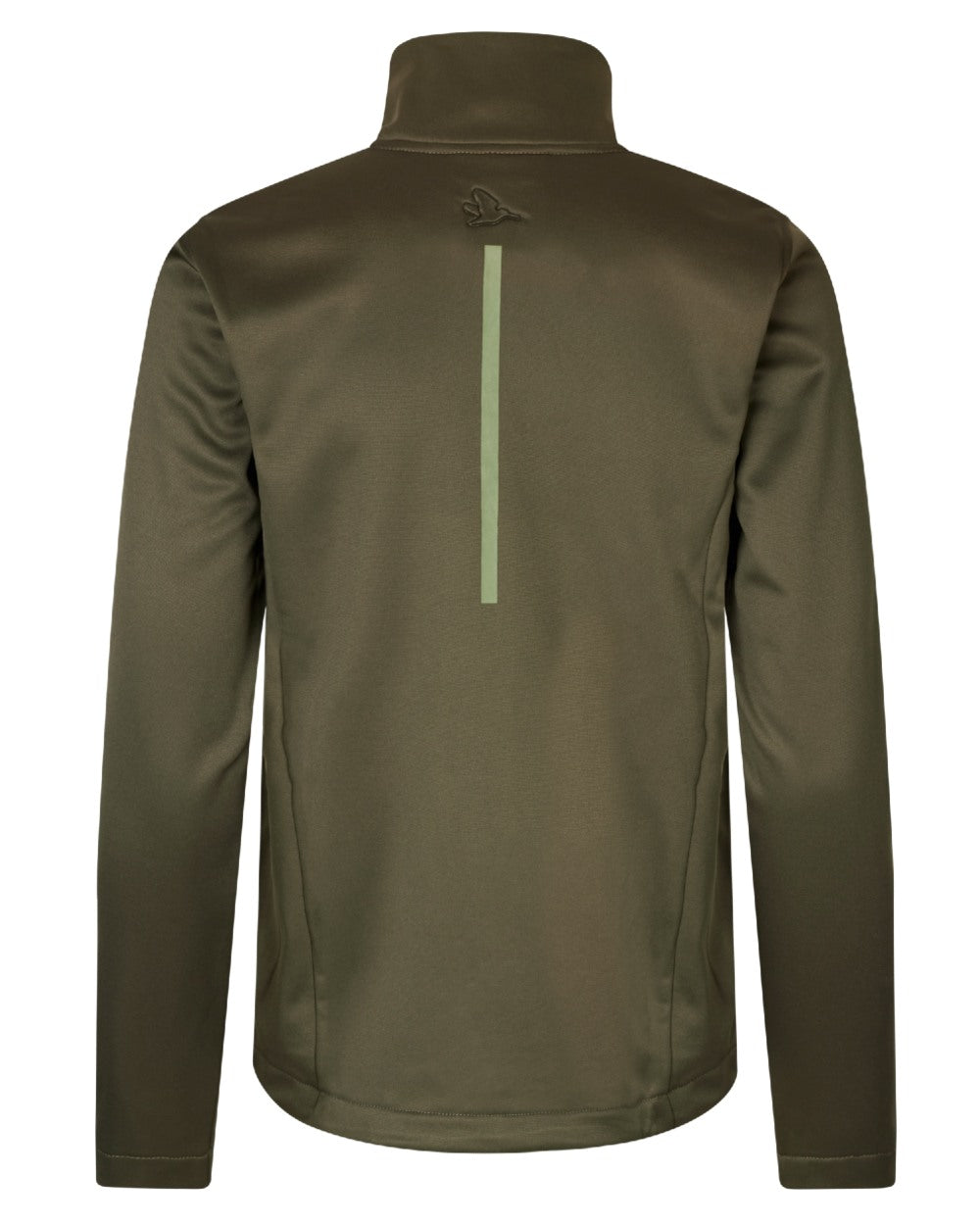 Pine Green Coloured Seeland Womens Emily Fleece on white background #colour_pine-green