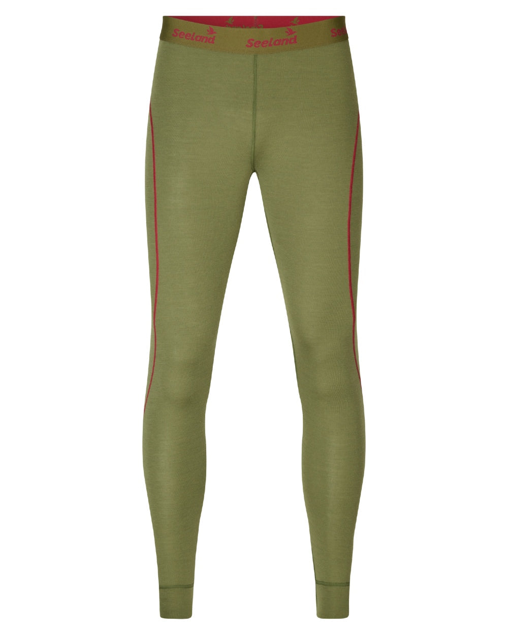 Capulet Olive Coloured Seeland Womens Hawker Base Layer on white background #colour_capulet-olive