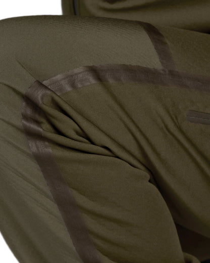 Pine Green Coloured Seeland Womens Hawker Waterproof Advance Trousers on White background #colour_pine-green