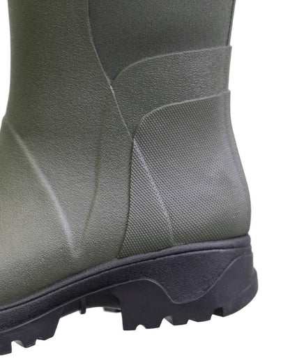 Pine Green Coloured Seeland Womens Hillside Flex Wellingtons on white background #colour_pine-green