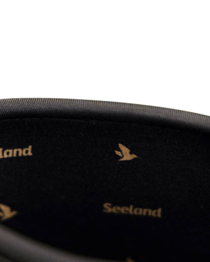 Pine Green Coloured Seeland Womens Hillside Flex Wellingtons on white background #colour_pine-green