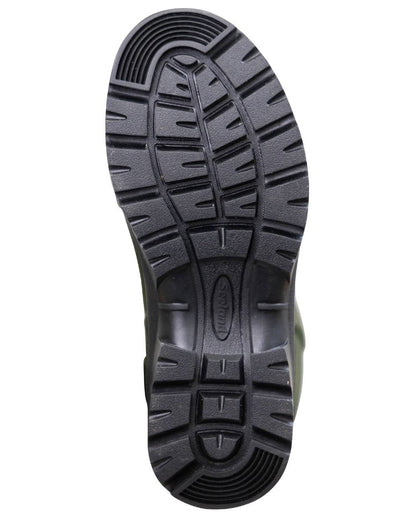 Pine Green Coloured Seeland Womens Hillside Flex Wellingtons on white background #colour_pine-green