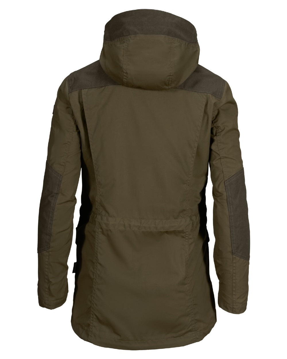 Pine Green Coloured Seeland Womens Key-Point Wax Jacket on white background #colour_pine-green