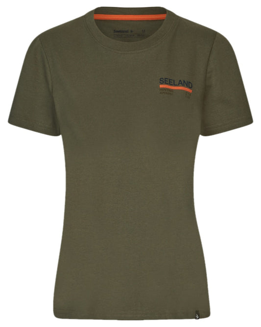 Grape Leaf Coloured Seeland Womens Leala T-Shirt on white background #colour_grape-leaf