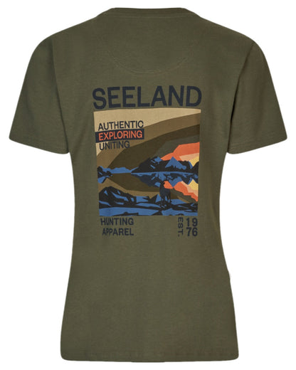 Grape Leaf Coloured Seeland Womens Leala T-Shirt on white background #colour_grape-leaf