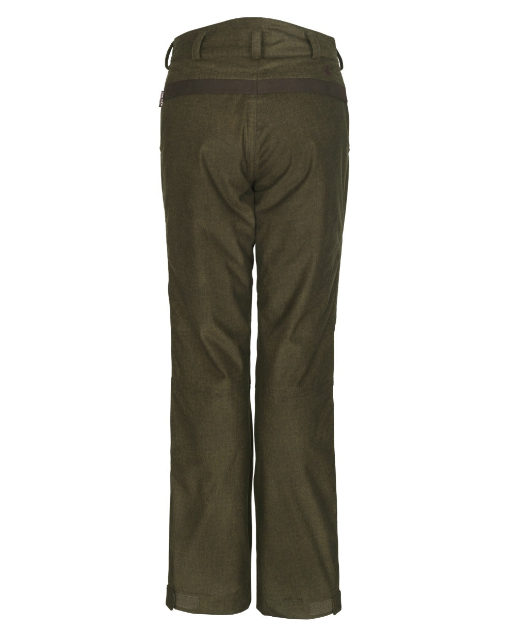 Pine Green Coloured Seeland Womens North Trousers on white background #colour_pine-green