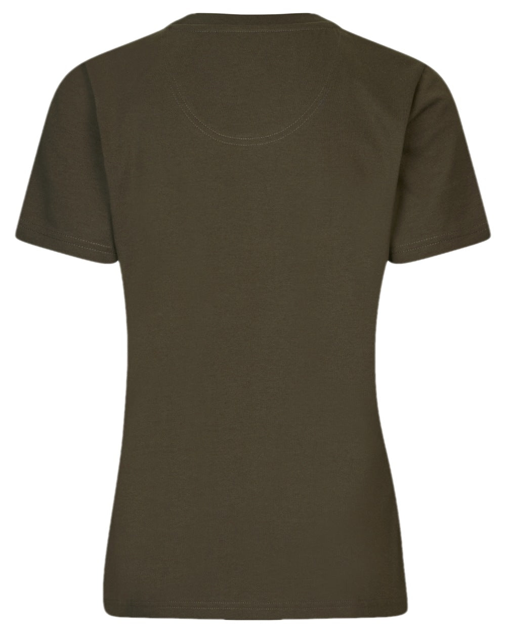 Pine Green Coloured Seeland Womens Sadie T-Shirt on white background #colour_pine-green