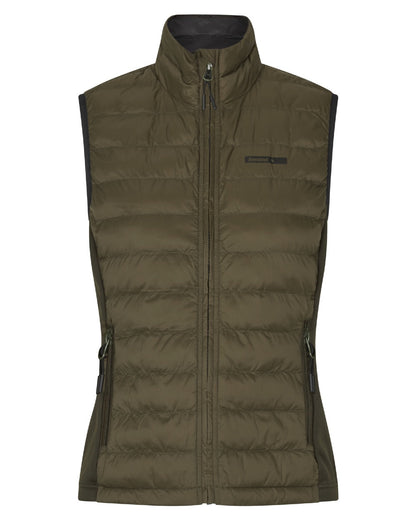 Light Pine Coloured Seeland Womens Therma Waistcoat on white background #colour_light-pine
