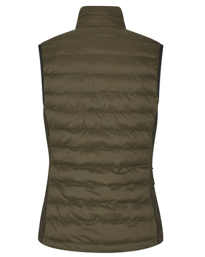 Light Pine Coloured Seeland Womens Therma Waistcoat on white background #colour_light-pine