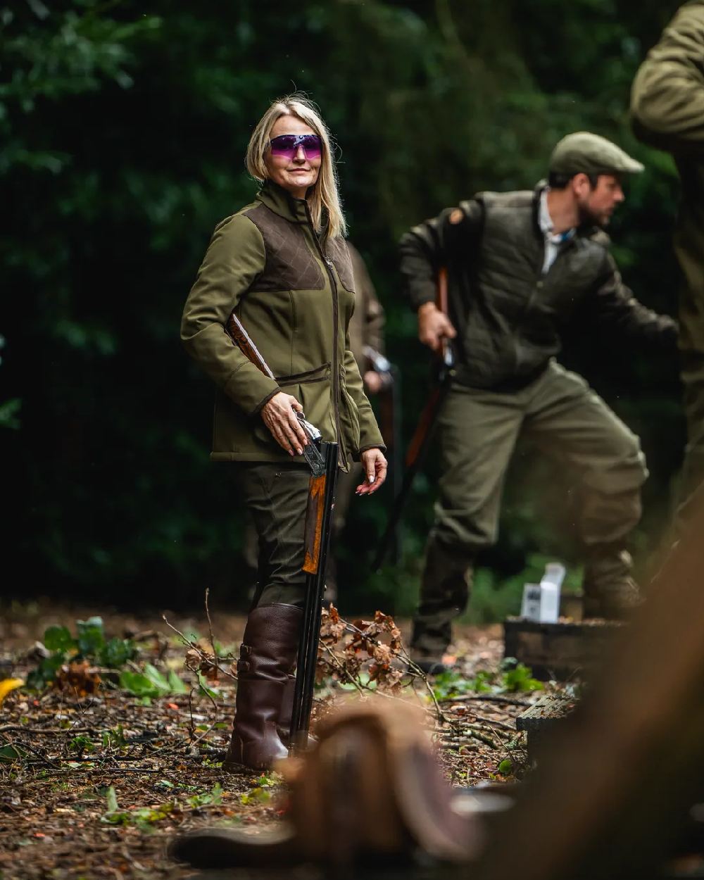 Light Pine Coloured Seeland Womens Wenlock Faye Jacket on outdoor background #colour_light-pine