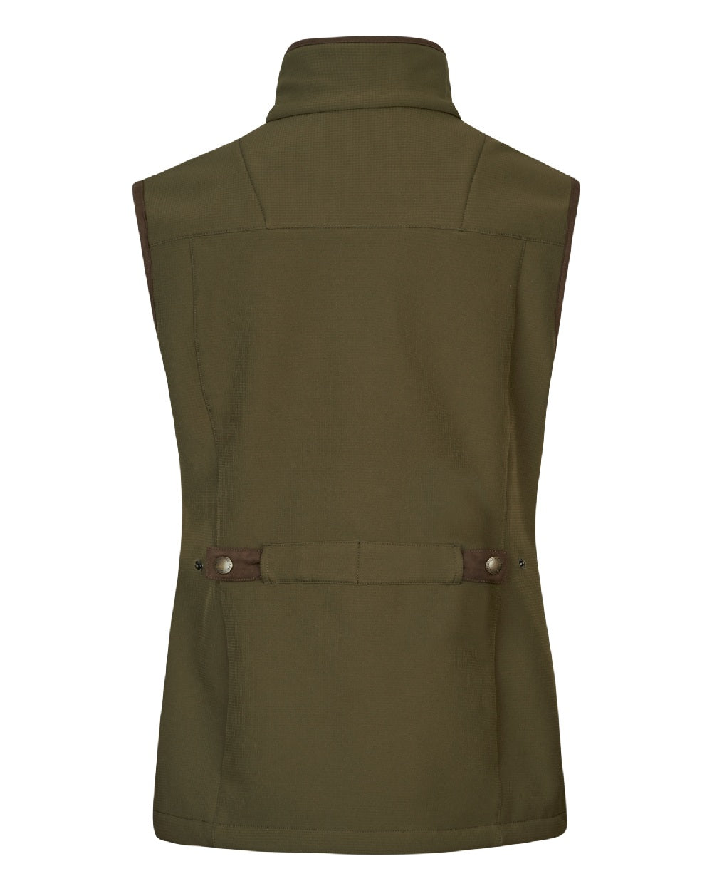Light Pine Coloured Seeland Womens Wenlock Faye Waistcoat on White background #colour_light-pine
