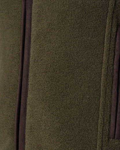 Pine Green Melange Coloured Seeland Womens Woodcock Ivy Fleece Waistcoat on White background #colour_pine-green-melange