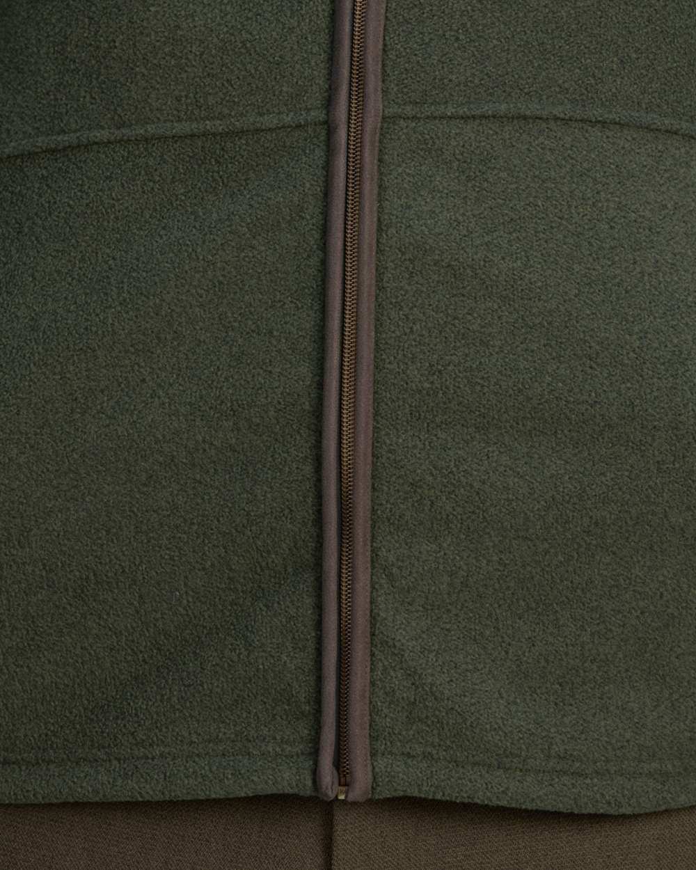 Classic Green Coloured Seeland Woodcock Fleece Jacket on White background #colour_classic-green