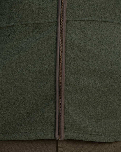 Classic Green Coloured Seeland Woodcock Fleece Jacket on White background #colour_classic-green