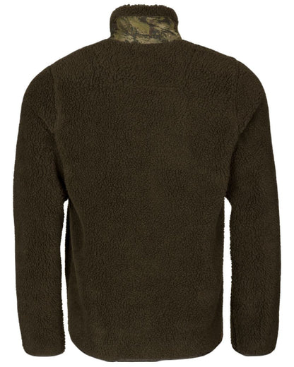 Grizzly Brown Coloured Seeland Zephyr Camo Fleece Jacket on White background #colour_grizzly-brown