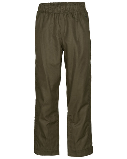 Shaded Olive Coloured Seeland Buckthorn Zip Leg Overtrousers on white background #colour_shaded-olive