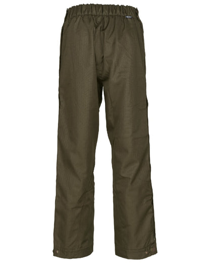 Shaded Olive Coloured Seeland Buckthorn Zip Leg Overtrousers on white background #colour_shaded-olive