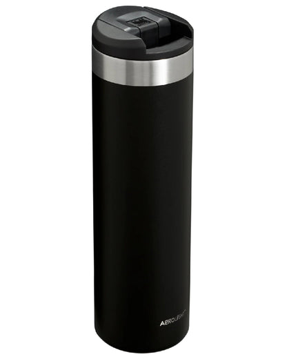 Black coloured Stanley AeroLight Transit Mug 0.6L on white background #colour_black