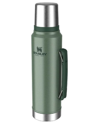Hammertone Green coloured Stanley Classic Legendary  Bottle 1.0L on white background #colour_hammertone-green