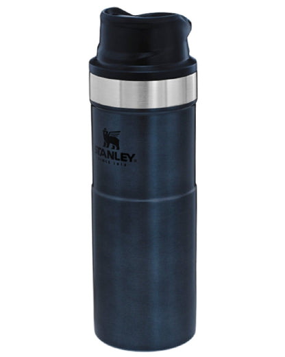 Nightfall coloured Stanley Classic Trigger Action Travel Mug 0.47L on white background #colour_nightfall