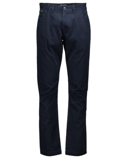 Navy Coloured Swanndri Mens Bedrock Canvas Work Pant on white  background #colour_navy
