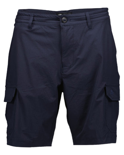 Navy Coloured Swanndri Mens Lawson Walk Shorts on white background #colour_navy