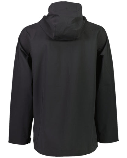Black Coloured Swanndri Mens Swanson Rain Jacket on white background #colour_black