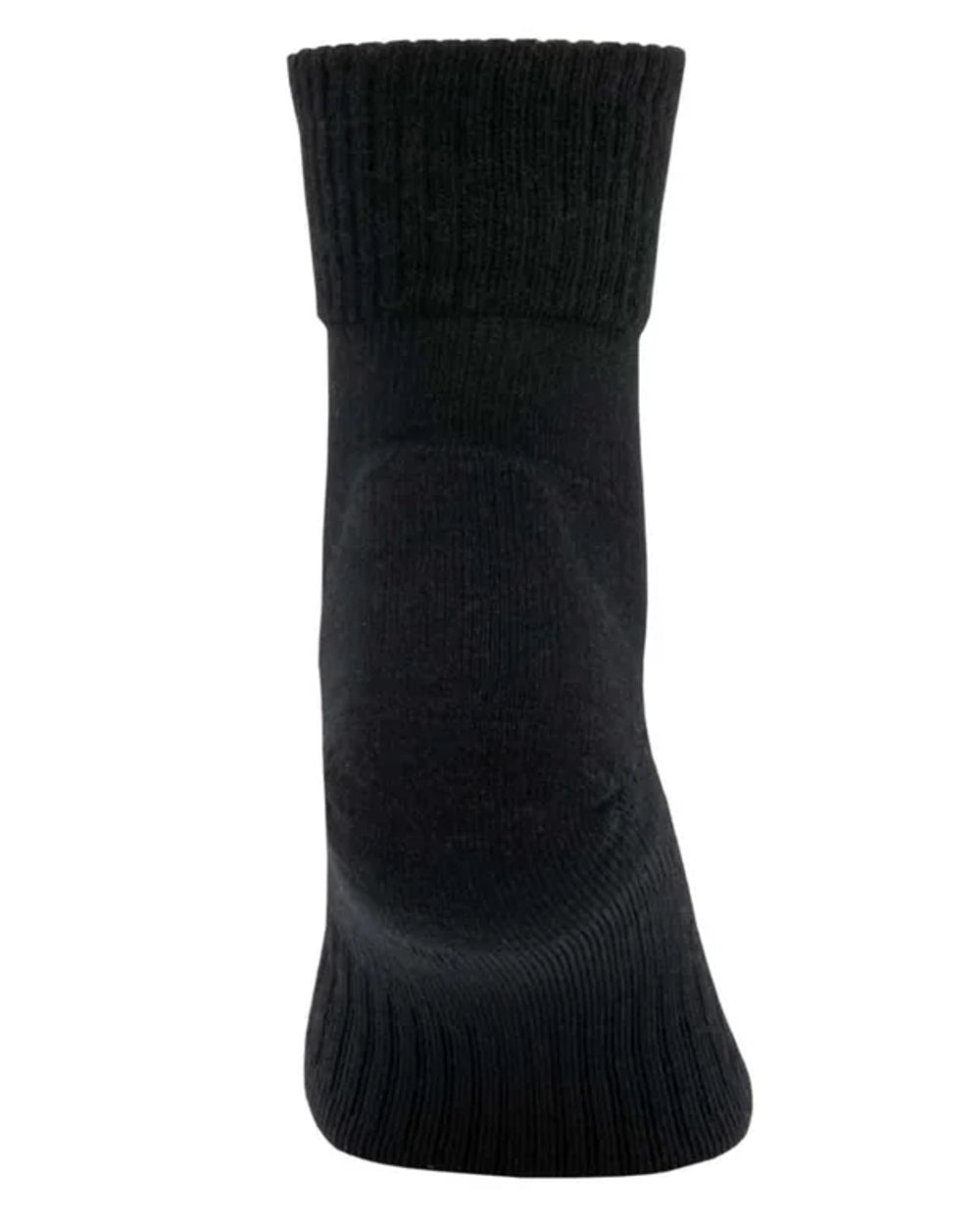 Black coloured Swazi Adventure Socks on white background #colour_black