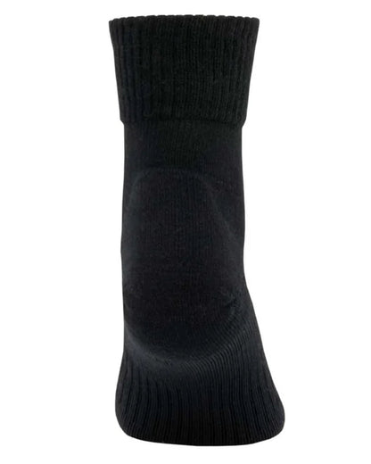 Black coloured Swazi Adventure Socks on white background #colour_black